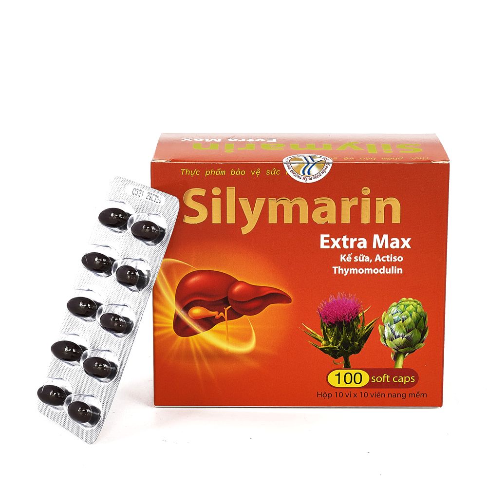 Viên nang Silymarin B Complex Extra hỗ trợ giải độc gan tăng cường