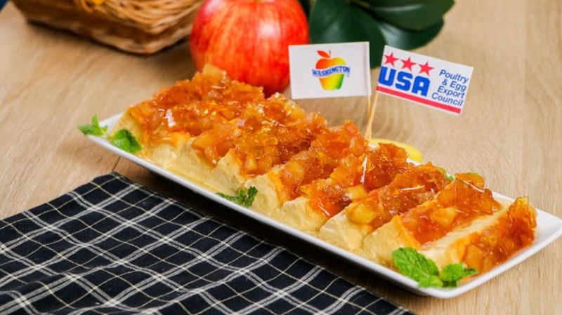 Cách làm bánh flan táo cho bé ăn dặm