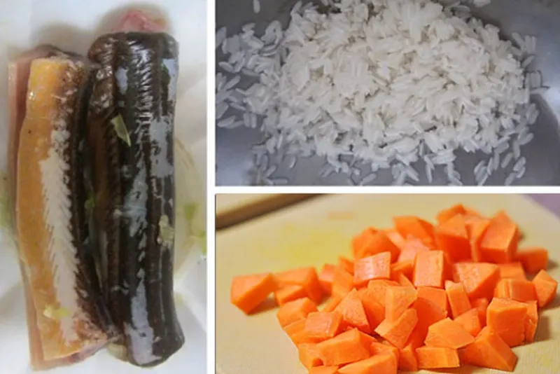 Chào lươn cà rốt - một món ăn dặm bổ dưỡng cho bé