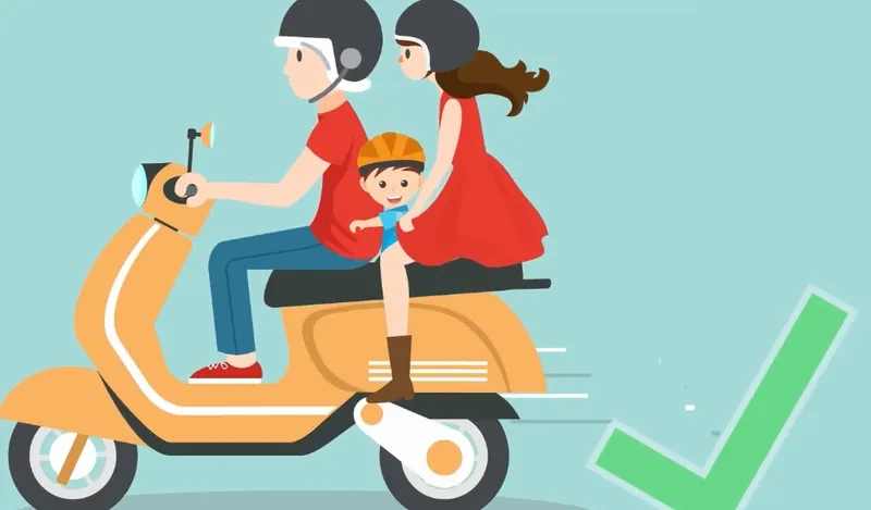 Cách bế trẻ sơ sinh khi đi xe máy: an toàn và thuận tiện