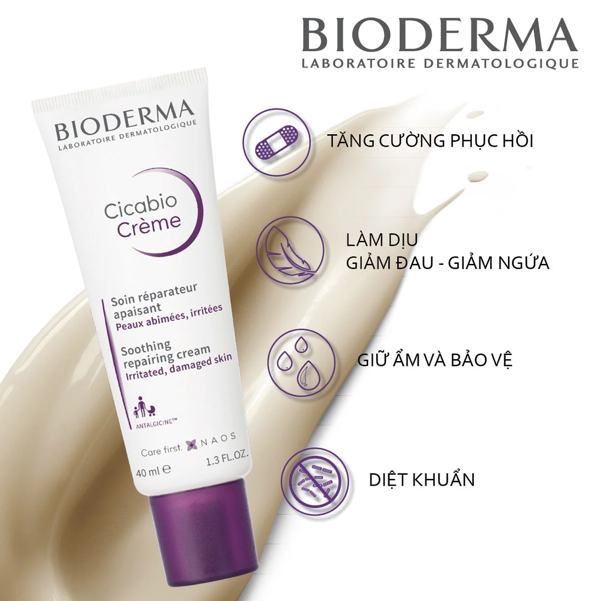 Khám phá kem dưỡng Bioderma tím, sản phẩm chăm sóc da nổi bật từ thương hiệu dược hàng đầu Pháp. Tìm hiểu ngay thành phần công dụng!