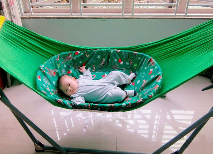 Có nên cho trẻ sơ sinh nằm võng hay không?