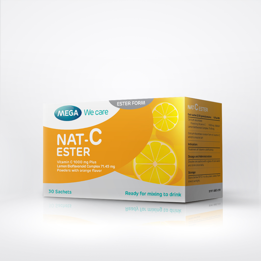 Viên uống bổ sung Vitamin C Mega We Care NAT C Ester