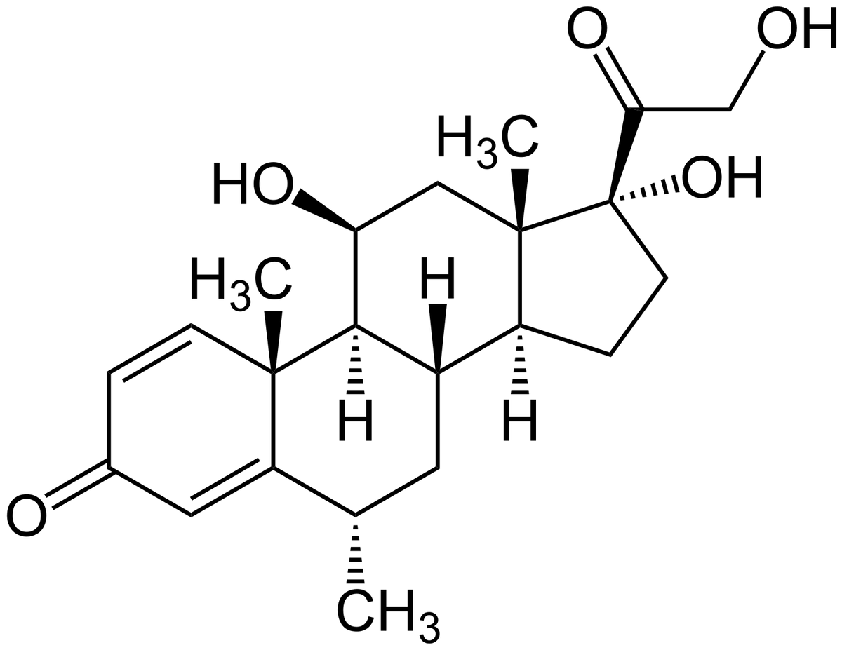 Methylprednisolon là một glucocorticoid tổng hợp