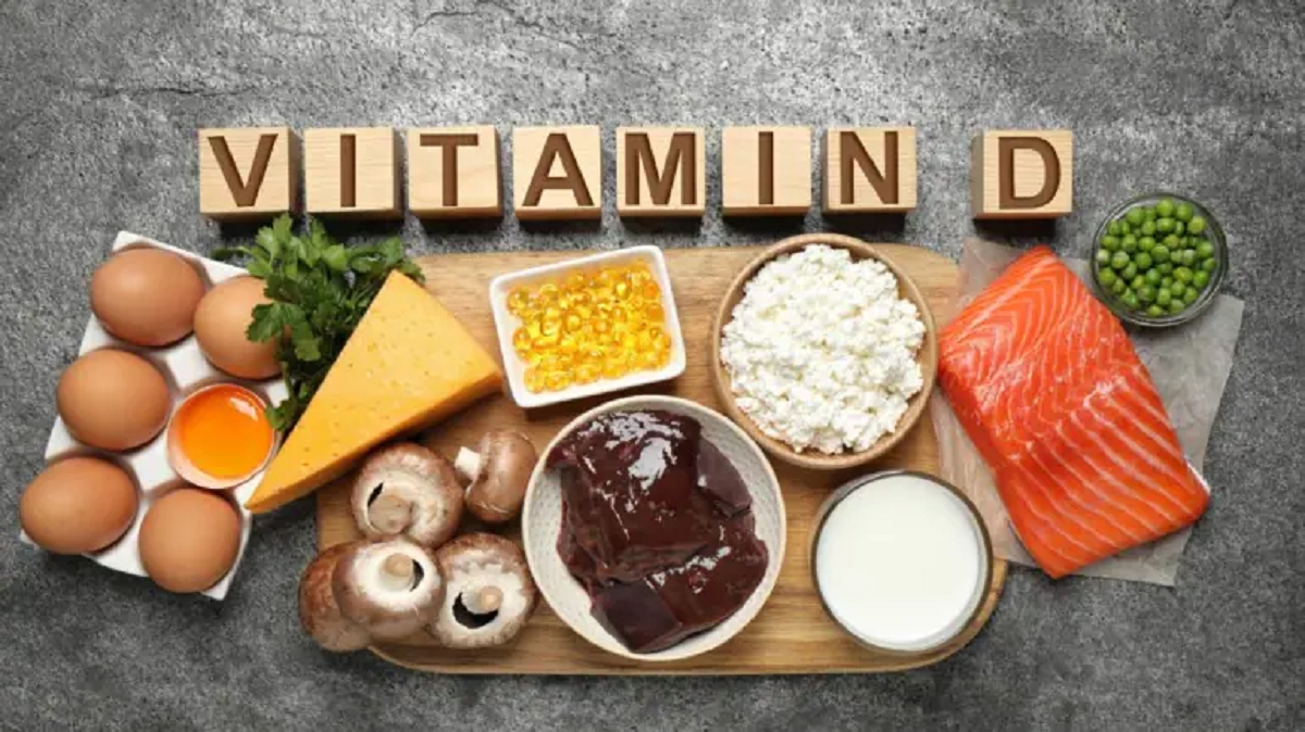 Các loại thực phẩm giàu vitamin D.