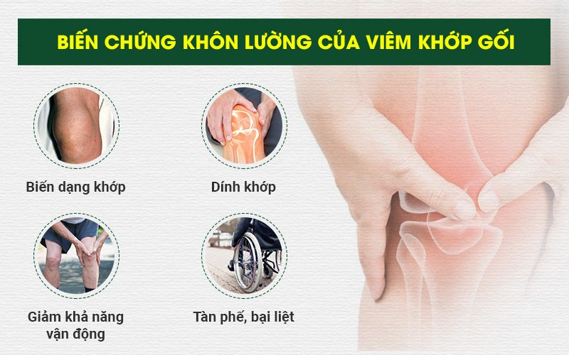 Biến chứng của viêm khớp gối