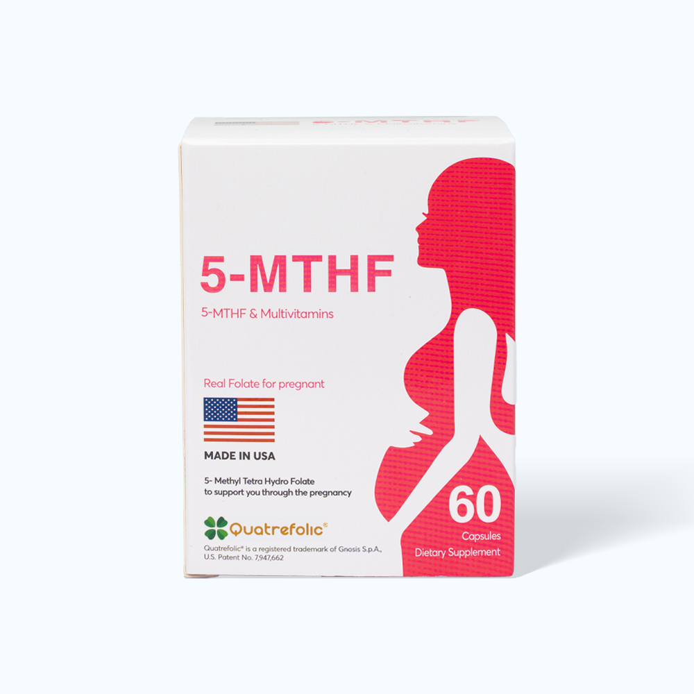 Viên uống bổ trợ axit folic cho bà bầu 5-MTHF