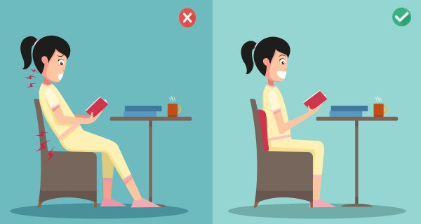 Duy trì tư thế ngồi phù hợp giúp phòng bệnh đau thần kinh tọa