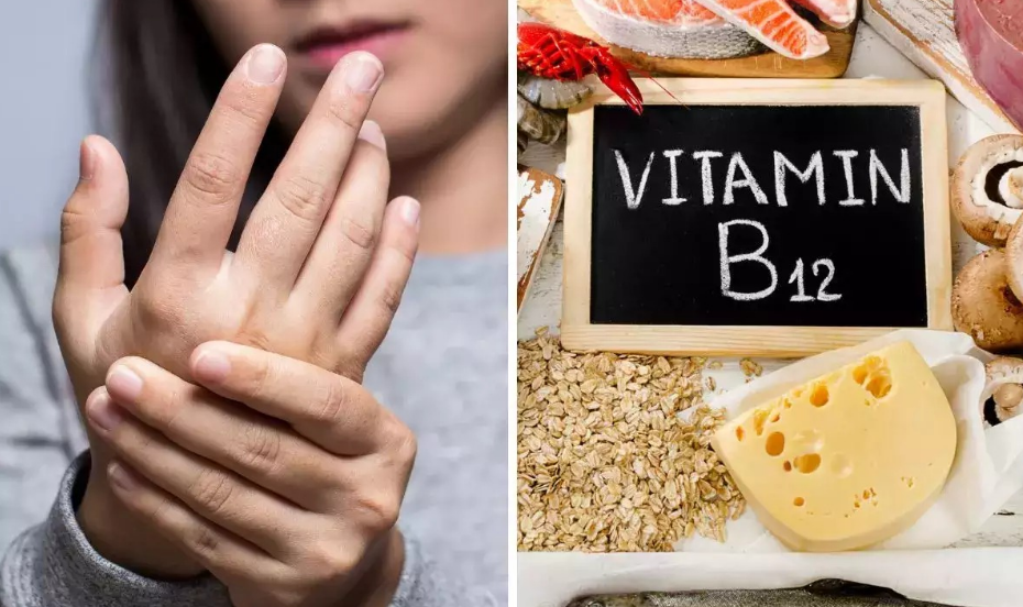 Thiếu hụt vitamin B12 có thể dẫn đến tổn thương dây thần kinh và tê bàn tay