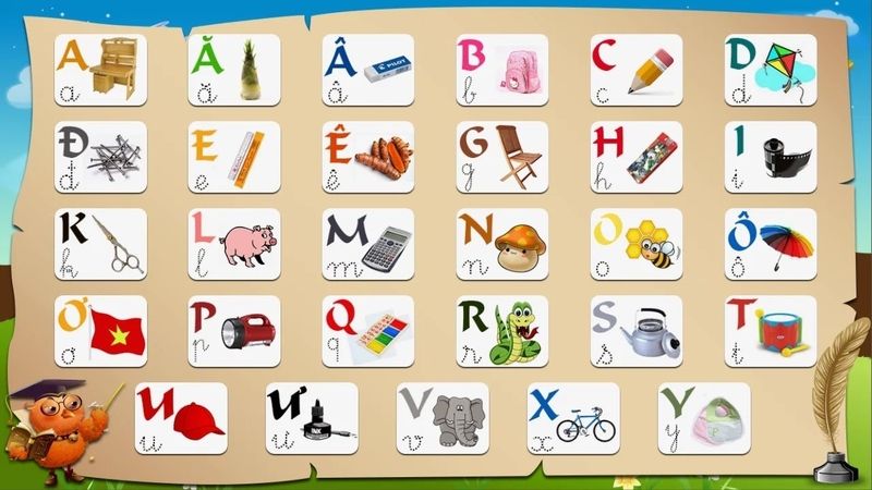Tại sao nên dạy bé học chữ cái bằng hình?