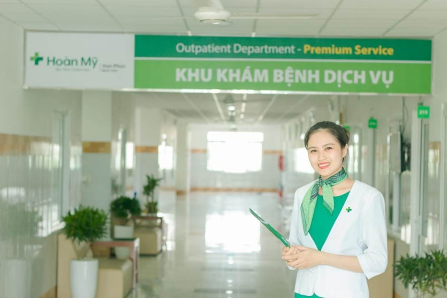 Khu khám bệnh dịch vụ tại bệnh viện Hoàn Mỹ Sài Gòn