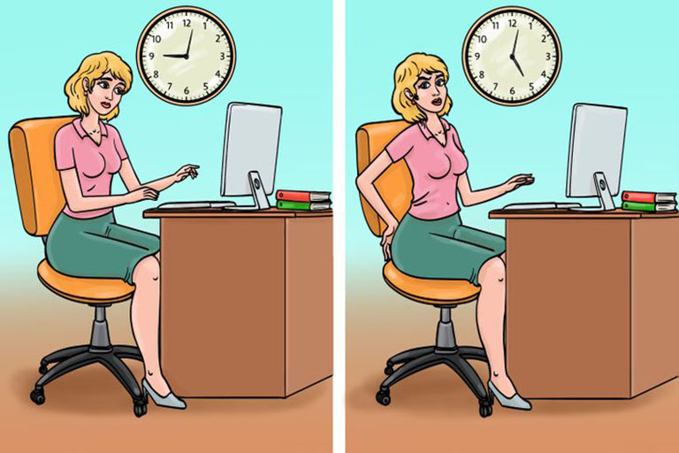 Mắc hội chứng mông chết do thời gian ngồi quá lâu