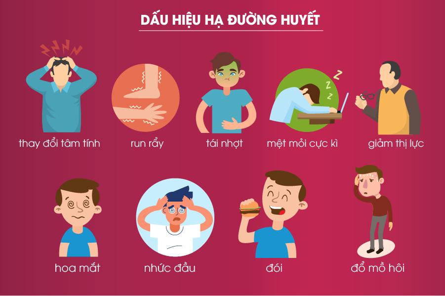 Triệu chứng hạ đường huyết