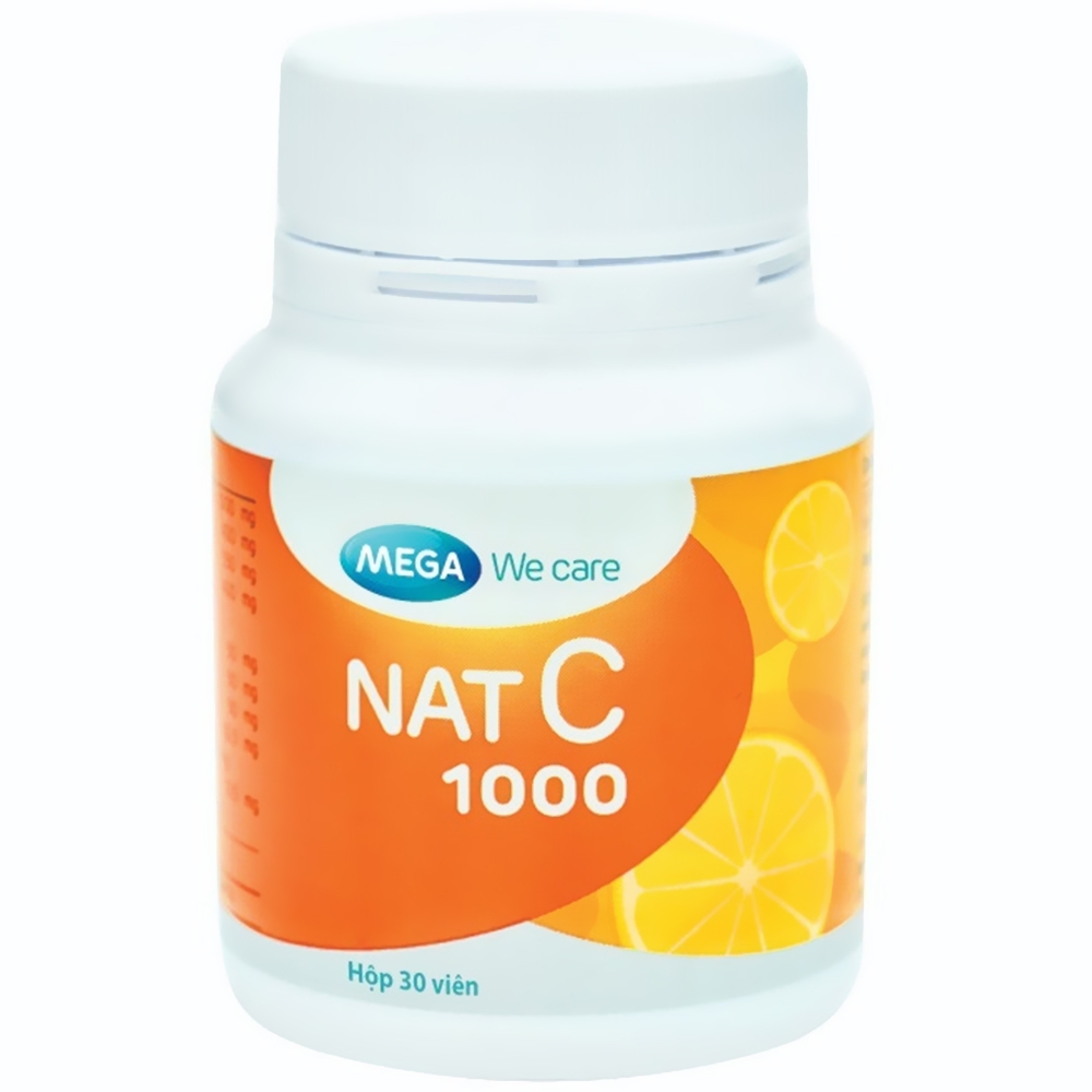 Viên uống Nat C 1000 cung cấp vitamin C cho cơ thể, tăng cường sức đề kháng