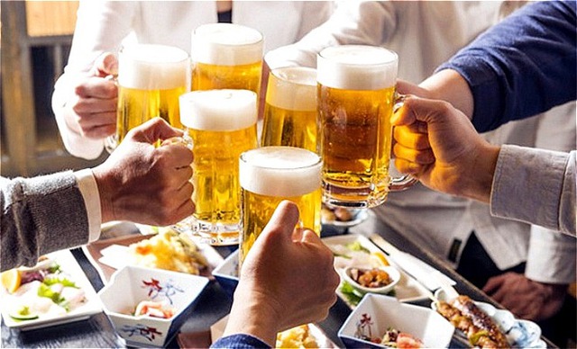 Không dùng các loại đồ uống có hại như rượu bia