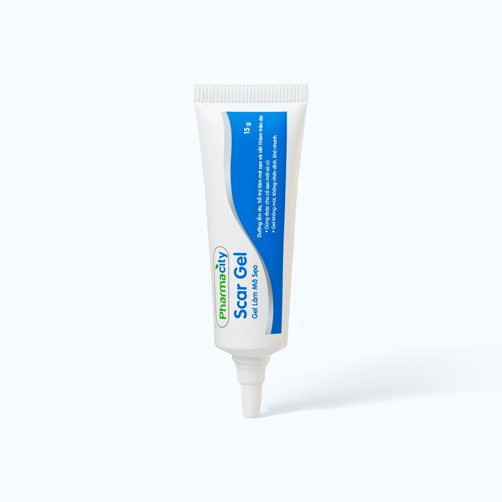 Gel làm mờ và giảm thâm sẹo Pharmacity Scar Gel