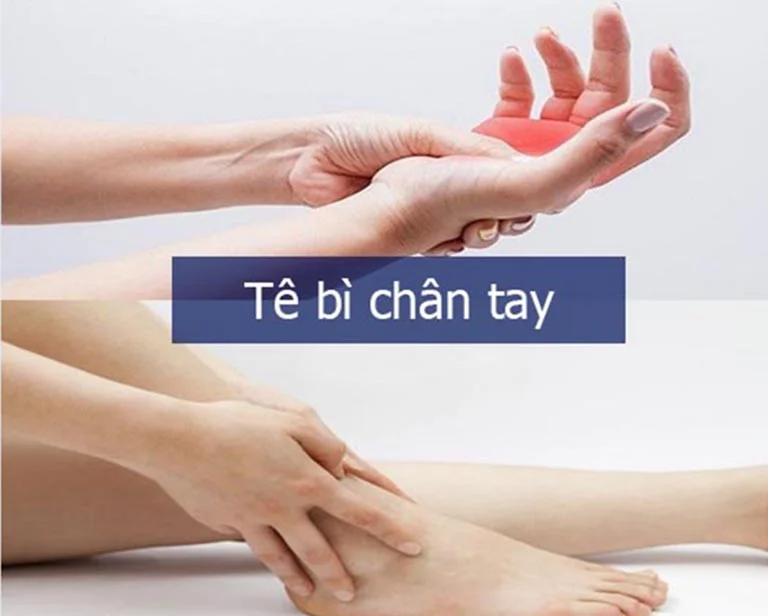 Triệu chứng của tê tay, tê chân