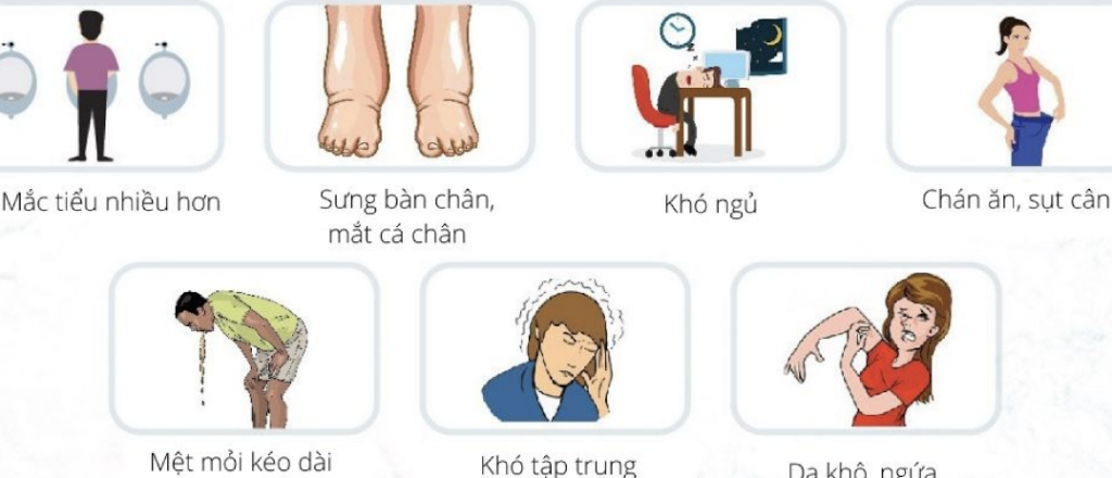 Dấu hiệu của bệnh thận - tiết niệu