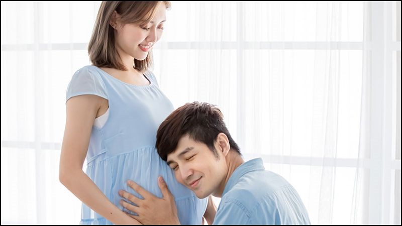 Sự quan tâm từ gia đình là động lực rất lớn cho các mẹ bầu.