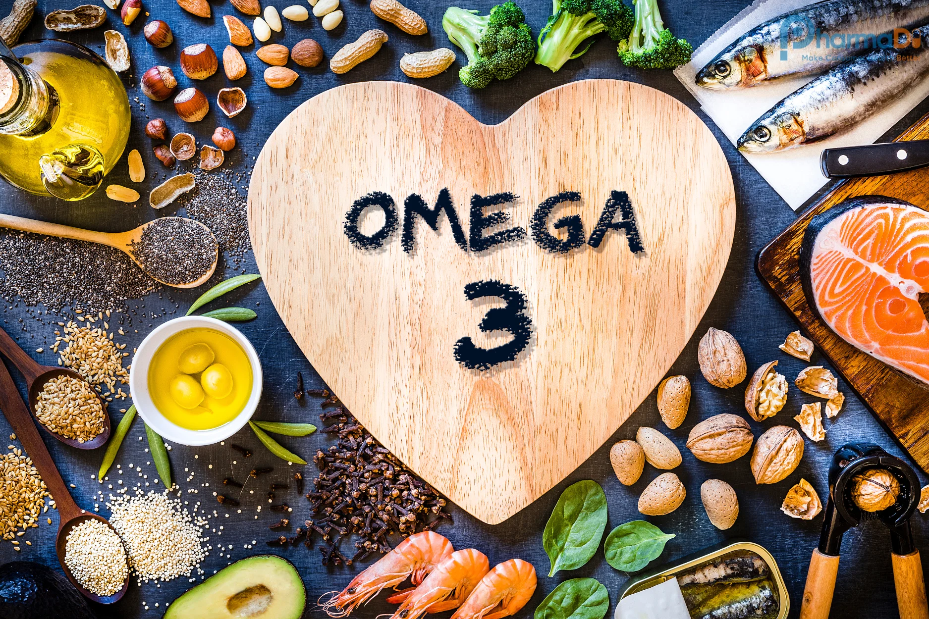 Bổ sung thực phẩm giàu omega-3 giúp giảm viêm và nguy cơ mắc các bệnh tim mạch