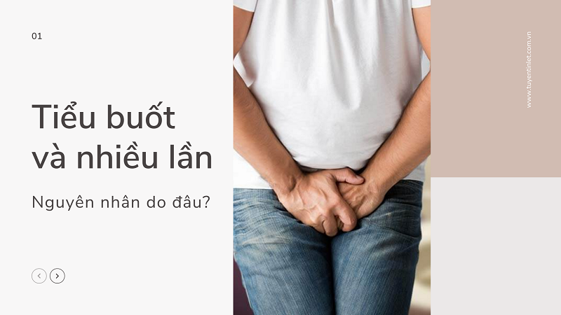 Tiểu gắt, tiểu nhiều lần là một trong các triệu chứng thường gặp của u xơ tuyến tiền liệt