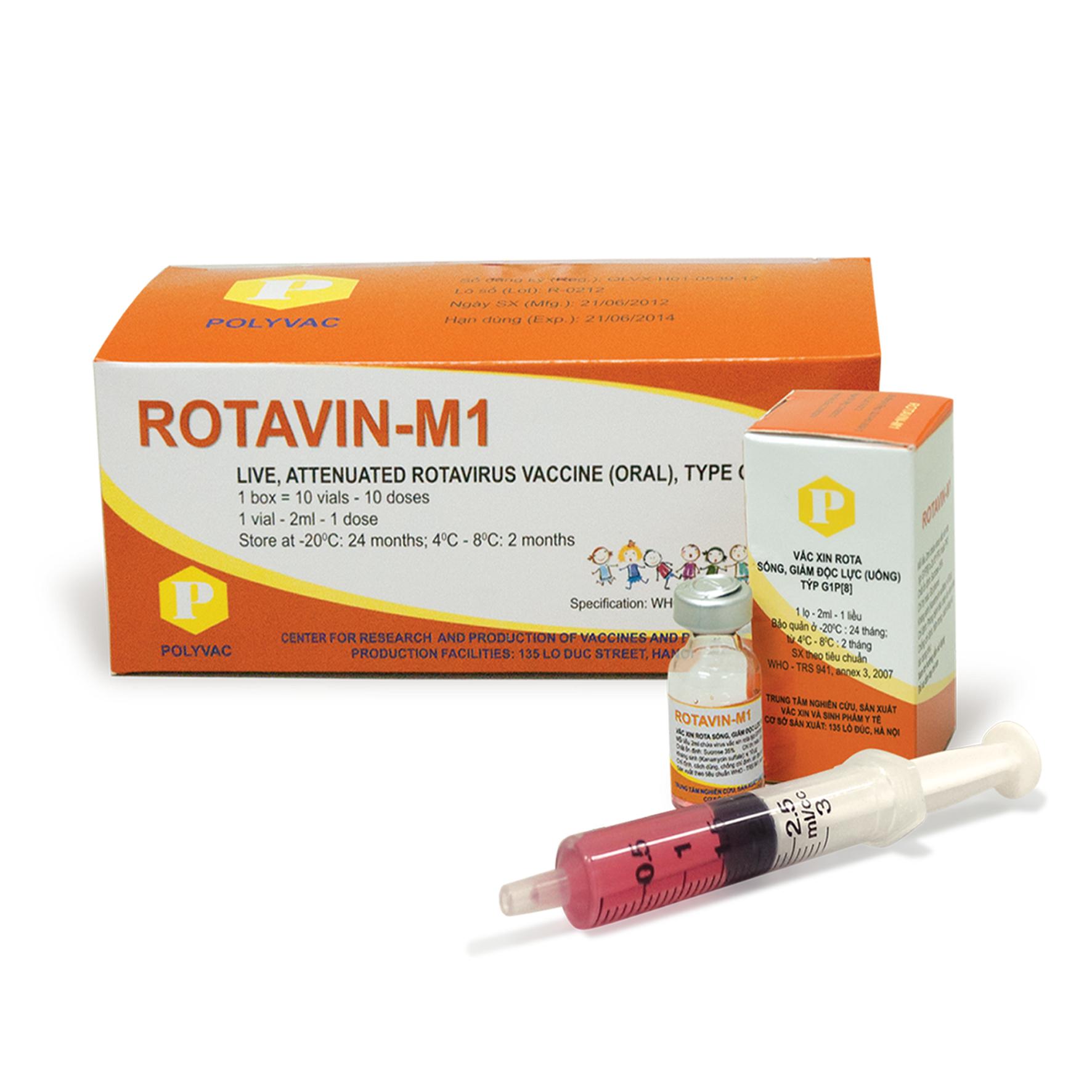 Vaccin Rotavin M1 sản xuất tại  Việt Nam