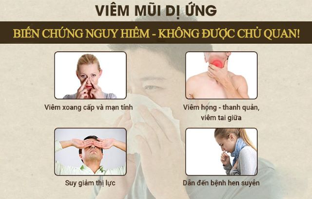 Viêm mũi kéo dài có thể gây ra nhiều biến chứng