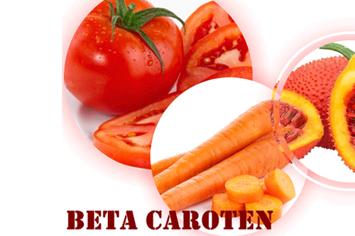 Beta-caroten là một tiền chất vitamin A có công dụng trong làm đẹp, chống oxy hóa