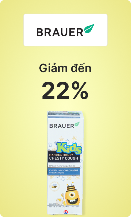 Brauer - Giảm đến 22%