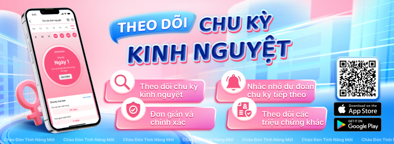 Chu kì kinh nguyệt - Top right banner