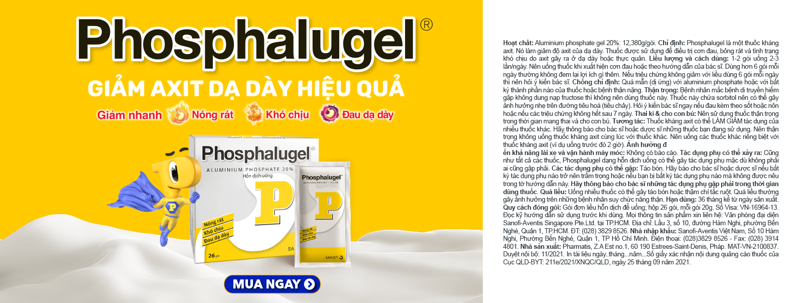 Phosphalugel  - Main banner