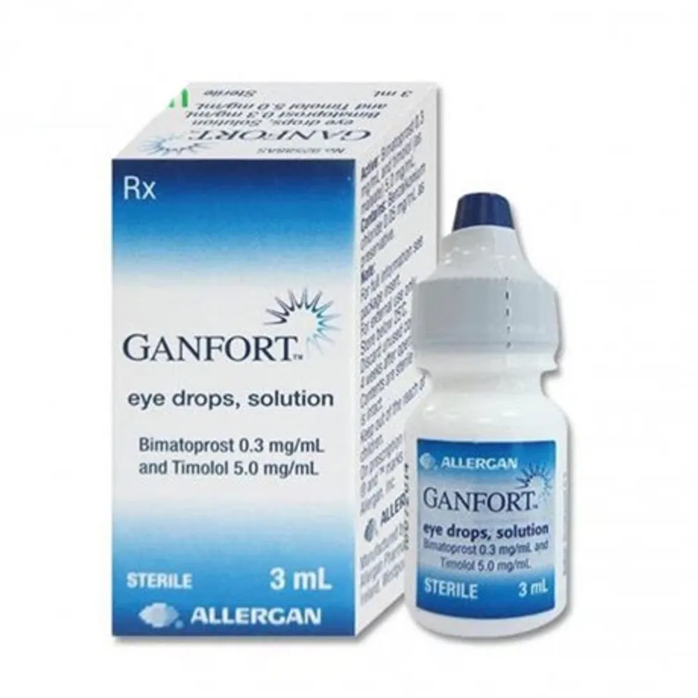 Thuốc nhỏ mắt Ganfort điều trị bệnh Glaucoma (chai 3ml)