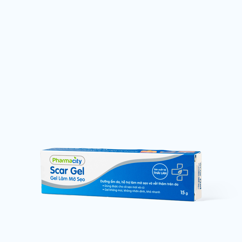 Gel làm mờ sẹo Pharmacity Scar Gel (Tuýp 15g)