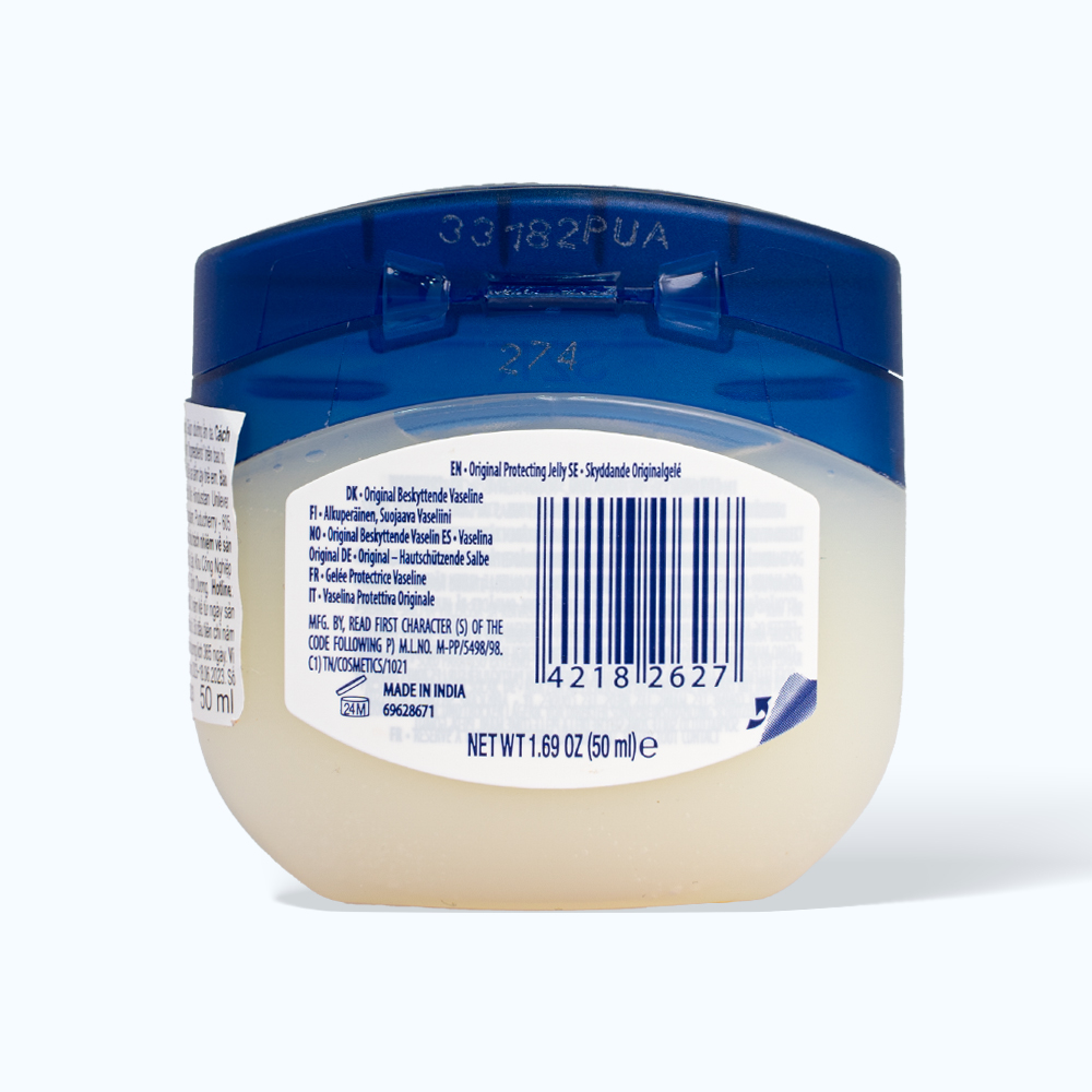 Sáp dưỡng ẩm Vaseline Pure Petroleum Jelly Original (50ml)