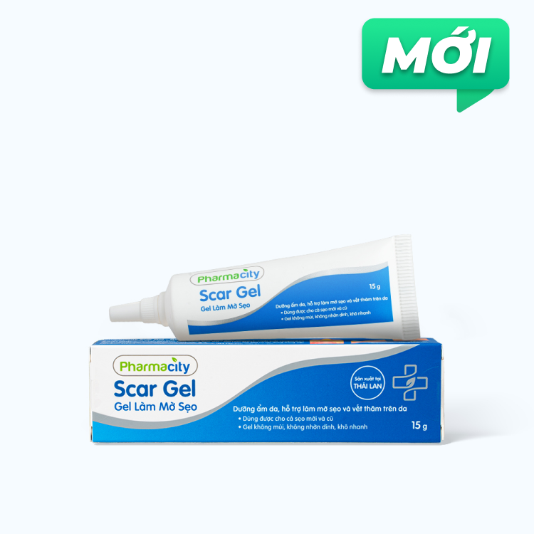 Gel làm mờ sẹo Pharmacity Scar Gel (Tuýp 15g)