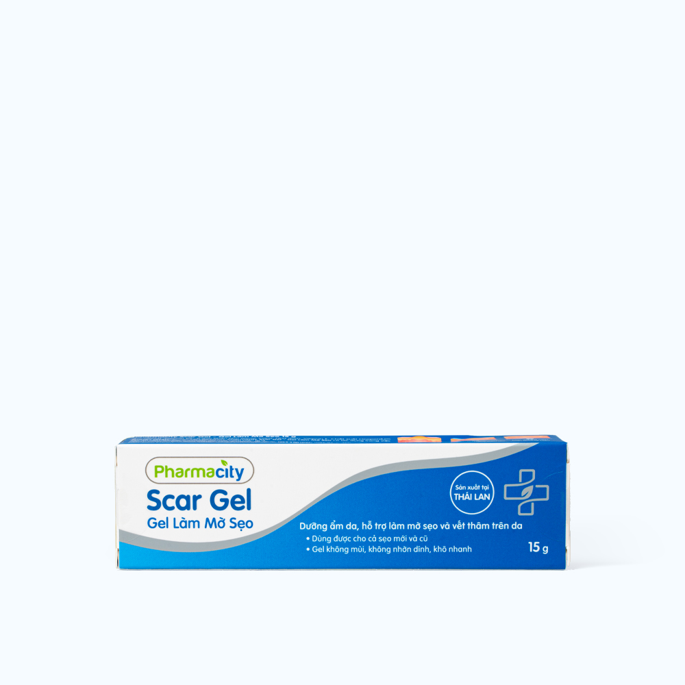 Gel làm mờ sẹo Pharmacity Scar Gel (Tuýp 15g)