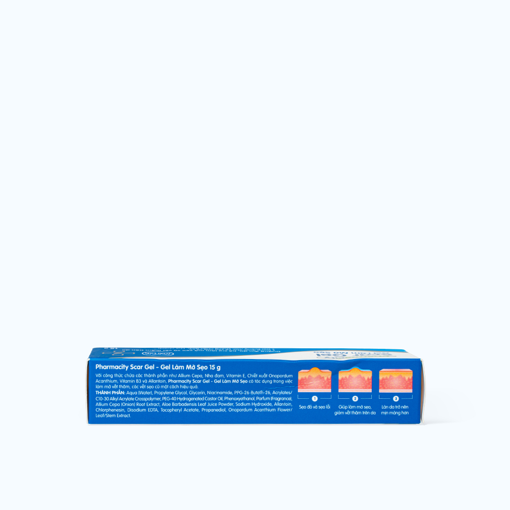 Gel làm mờ sẹo Pharmacity Scar Gel (Tuýp 15g)