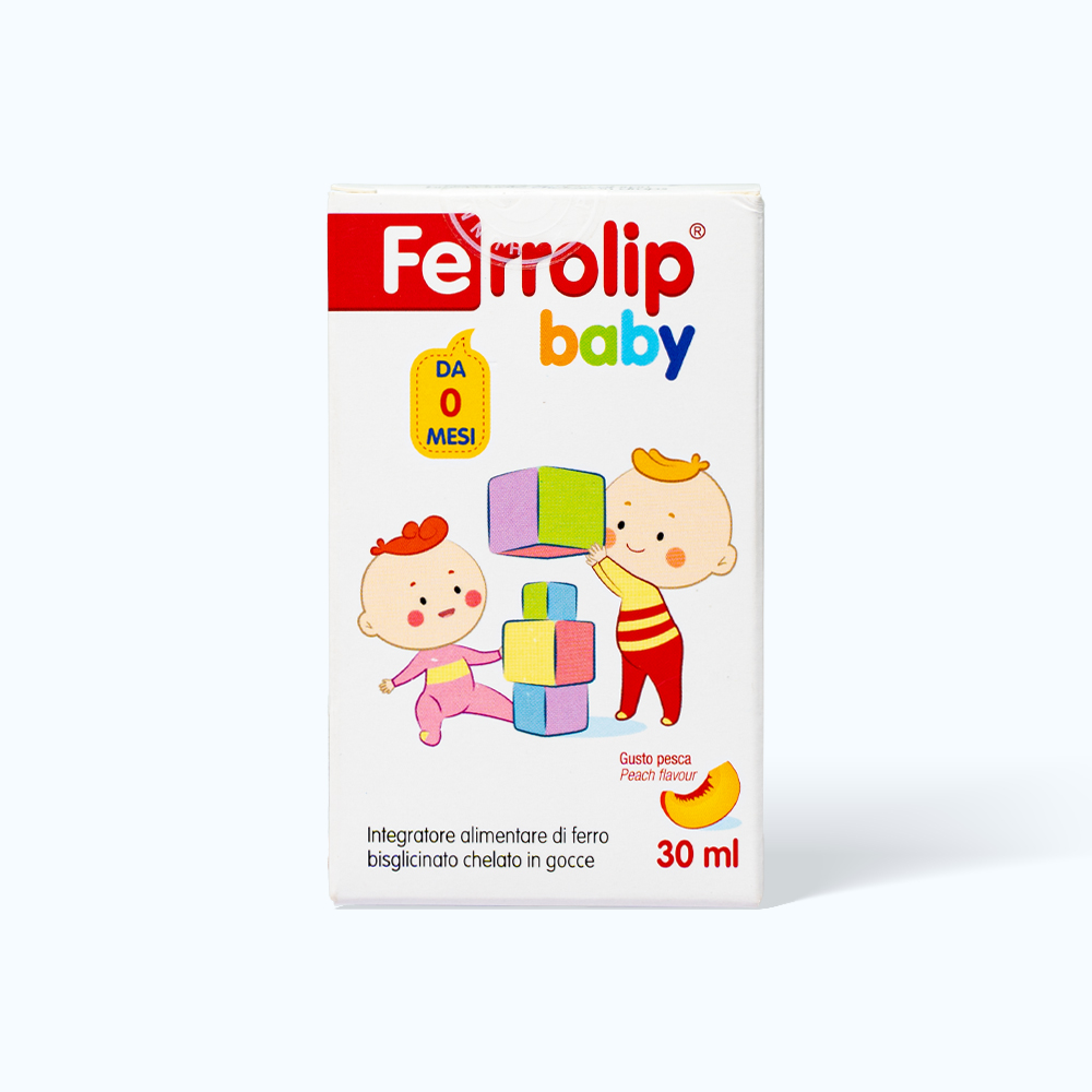 Siro FERROLIP Baby bổ sung sắt hữu cơ (Lọ 30ml)