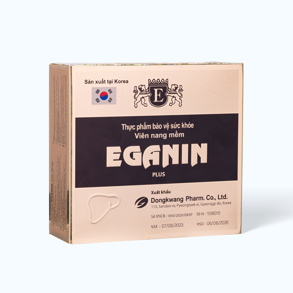 Viên uống DongKwang Eganin hỗ trợ giải độc gan (12 vỉ x 5 viên)