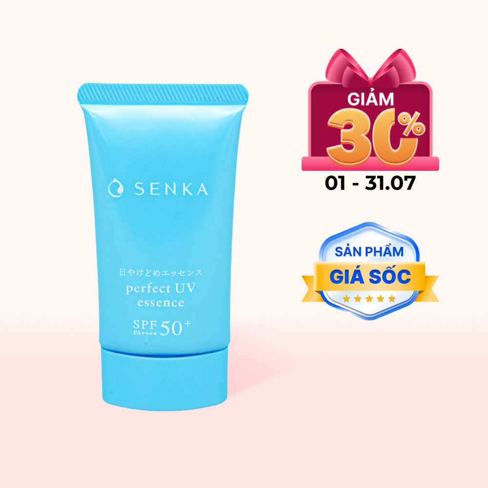 Tinh chất chống nắng SENKA Perfect UV Essence SPF 50+ PA++++ (Tuýp 50g)