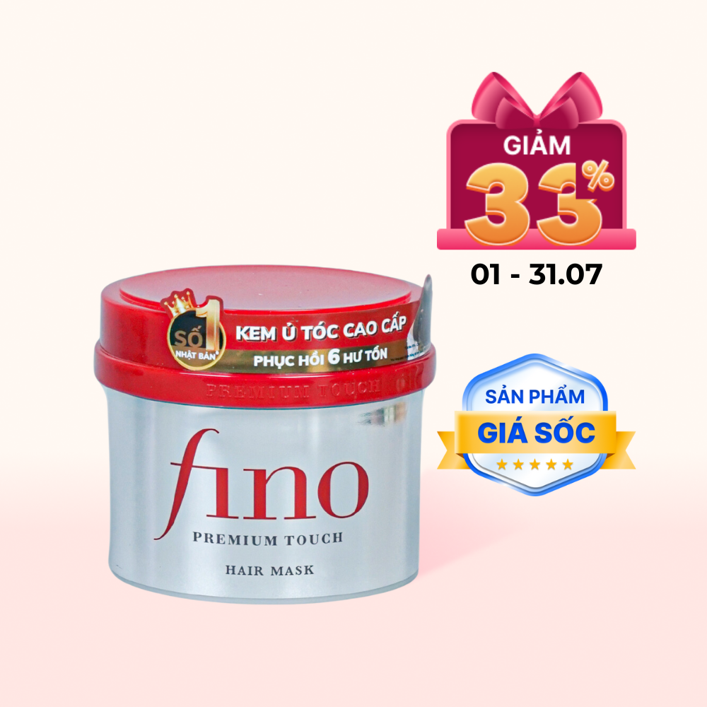 Kem Ủ Tóc FINO Premium Touch Phục Hồi Hư Tổn hũ (230g)