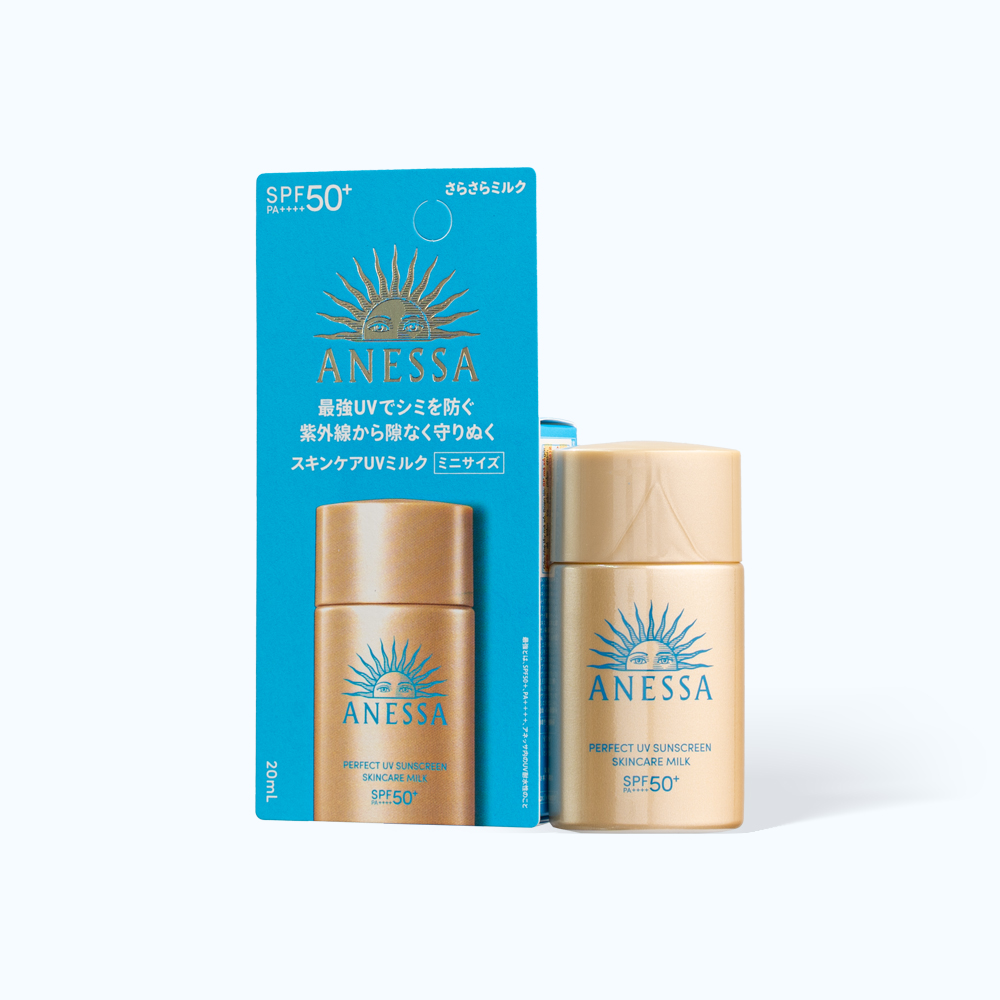 Sữa Chống Nắng ANESSA Perfect UV Dưỡng Da Kiềm Dầu SPF50+/ PA++++ (Chai 20ml)