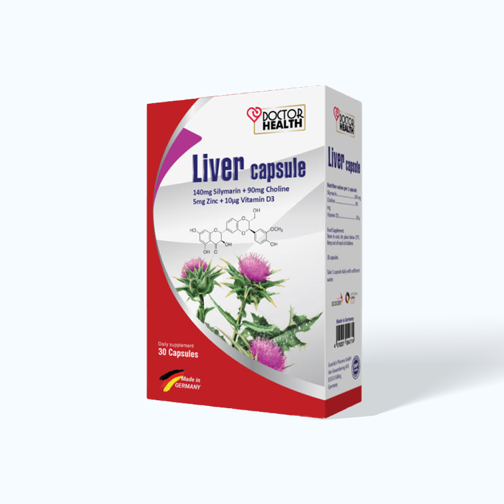 Viên uống DOCTOR HEALTH Liver hỗ trợ bảo vệ gan (Hộp 60 viên)