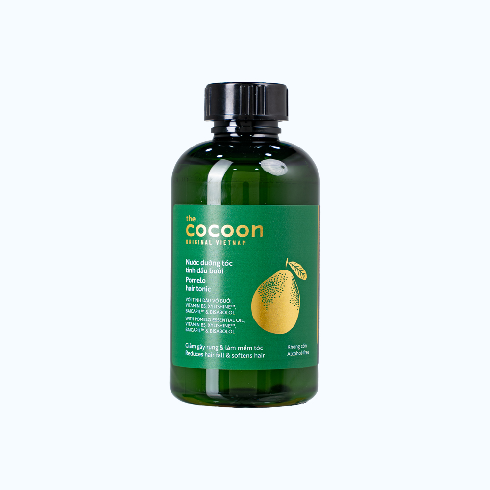 Nước Dưỡng Tóc COCOON Tinh Dầu Bưởi Giúp Giảm Gãy Rụng và Làm Mềm Tóc (chai 140ml)