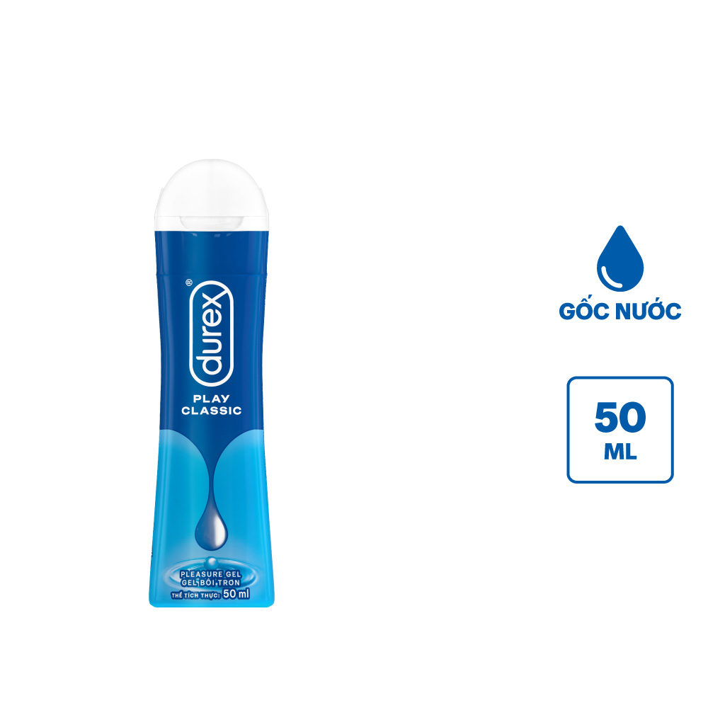 Gel bôi trơn DUREX Play Classic giảm triệu chứng khô âm đạo khi quan hệ (chai 50ml)