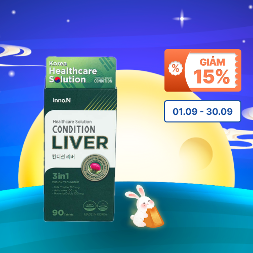 Viên uống Kolmar Condition Liver Giải độc, tăng cường chức năng gan (Hộp 90 viên)