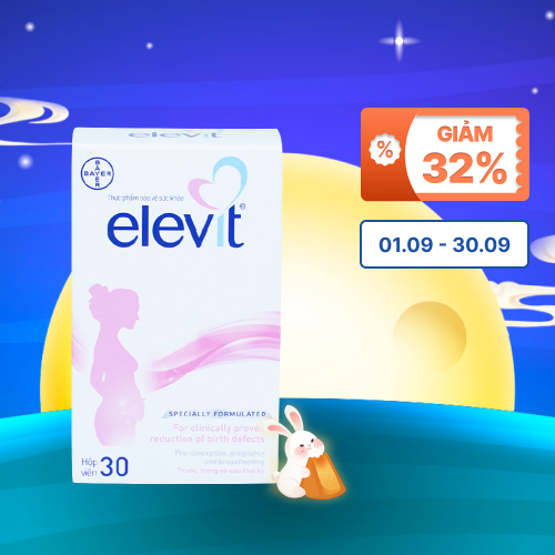 Viên uống Elevit bổ sung vitamin tổng hợp cho bà bầu (Hộp 30 viên)