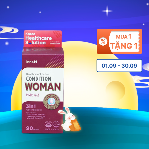 Viên uống Kolmar Condition Woman Giúp bổ sung collagen cho da (Hộp 90 viên)