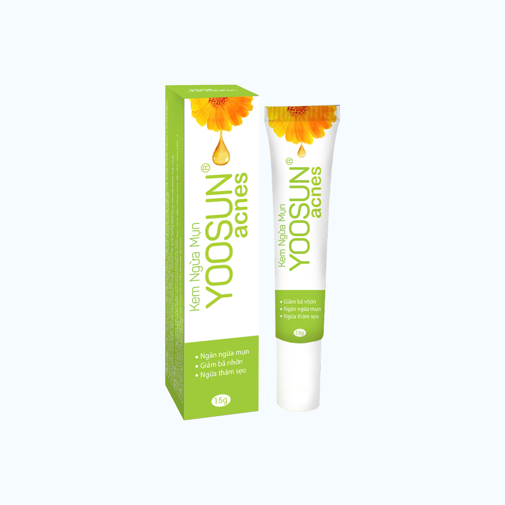 Kem bôi da YOOSUN ACNES ngăn ngừa và giảm mụn, làm mờ thâm sẹo (Tuýp 15gr)