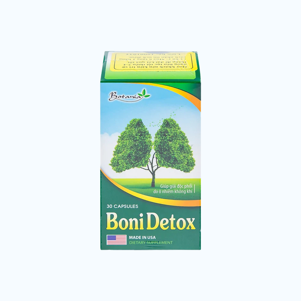 Viên uống Boni Detox hỗ trợ bổ phổi (Hộp 30 viên)